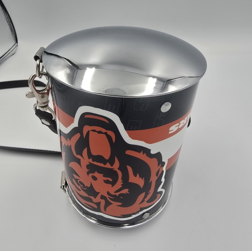 Chicago Bears Recycled Metal Bag-Little Earth Handbag/Crossbody Bag/Novelty Bag - Picture 3 of 8